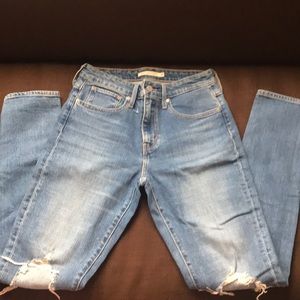 Levi blue jeans